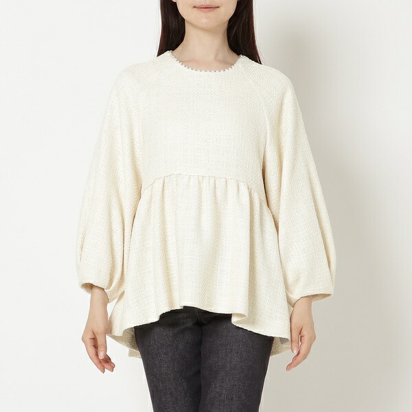 楽天市場】ファニーツイードペプラムブラウス／ローズティアラ（Rose