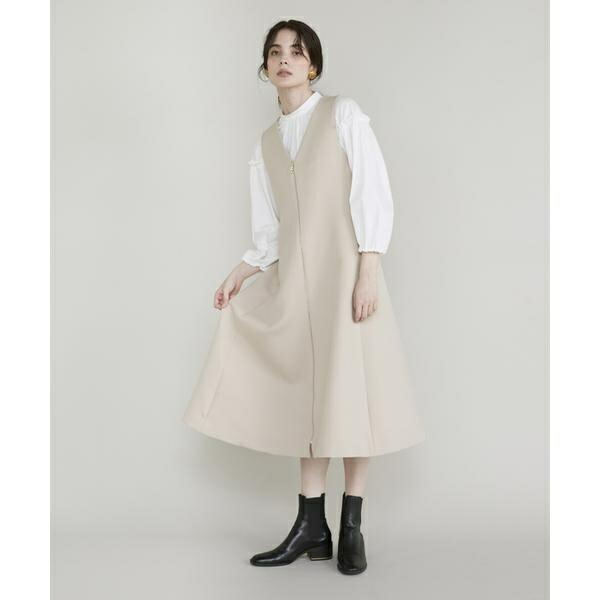 楽天市場】フロントジップジャンパースカート／マーリエ ル カセット