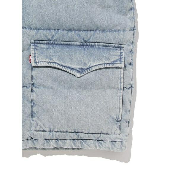 楽天市場】スーパーデニムダウンジャケット ブルー MARION