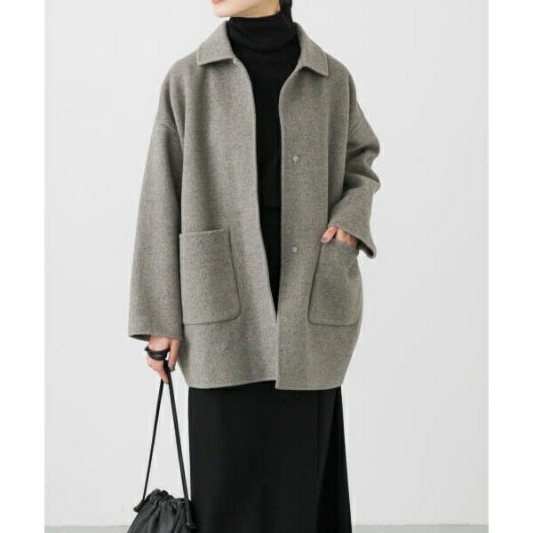 楽天市場】ウールステンカラーショートコート／かぐれ（kagure