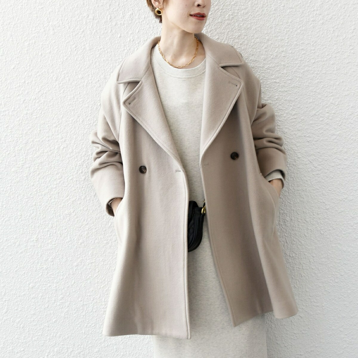 楽天市場】SHIPS any: PONTETORTO スタンド ＆ ダブル カラー コート 2