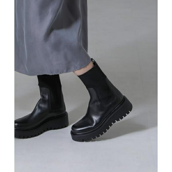 楽天市場】CORSO ROMA 9／サイドゴアリブニットブーツ／ナノユニバース