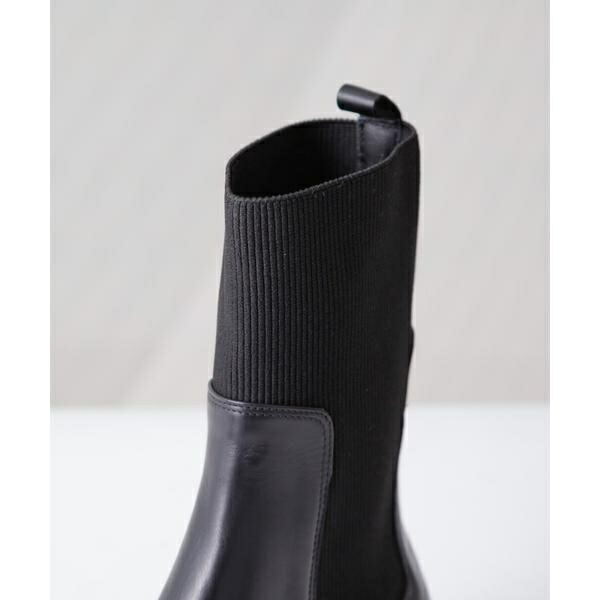 楽天市場】CORSO ROMA 9／サイドゴアリブニットブーツ／ナノユニバース