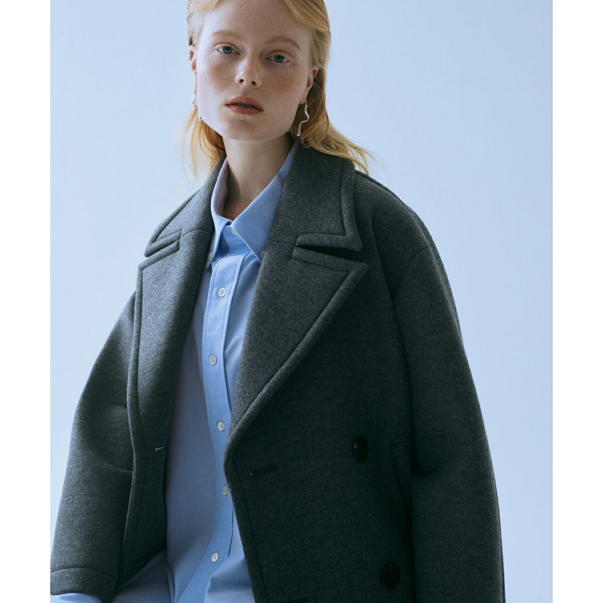 楽天市場】ウールジャージボンディングPコート／アダムエロペ（ADAM ET