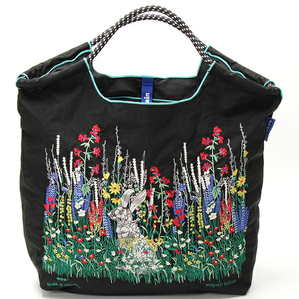 楽天市場】SUPER HAKKA×Ball＆Chain うさぎの隠れ家刺繍トートバッグ(M