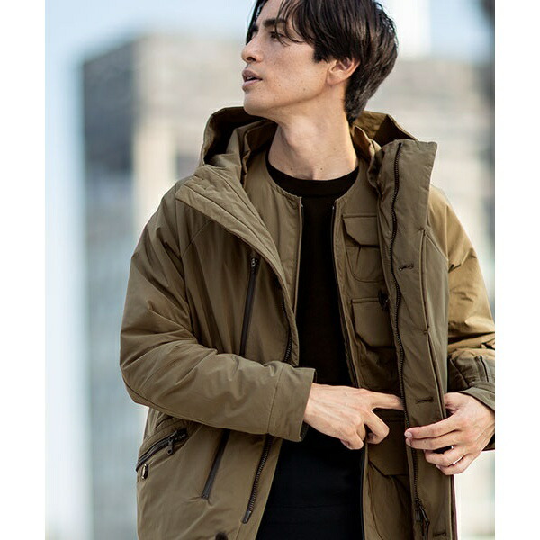 楽天市場】機能中綿ショートモッズコート（西川ダウン(R) ベスト付