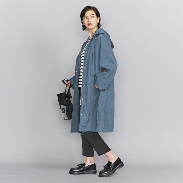 新品タグユナイテッドアローズタフタフーデットコート UNITED ARROWS