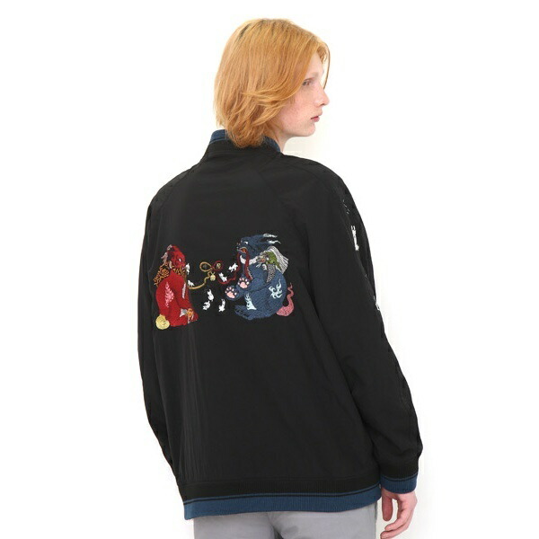 楽天市場】【ユニセックス】コラボレーションブルゾン/阿吽猫破魔矢