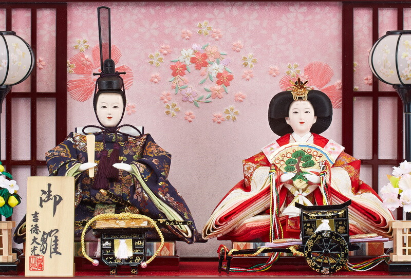 楽天市場】雛人形 吉徳大光 ひな人形 雛 ケース飾り 親王飾り 御雛
