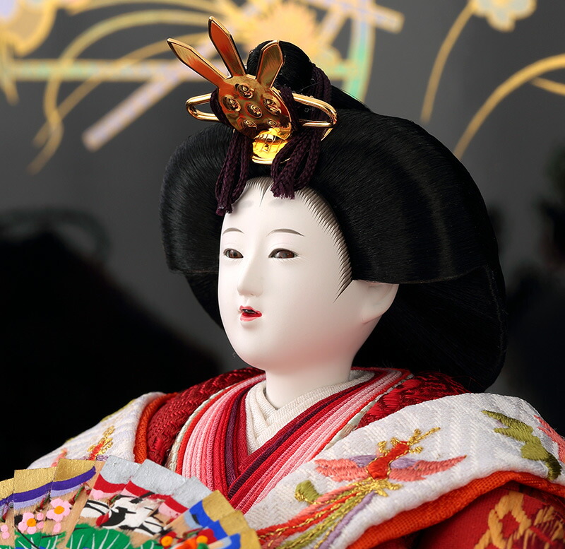 楽天市場】雛人形 コンパクト おしゃれ 親王飾り 隆山作 h243-fz