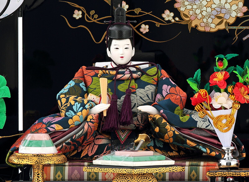 楽天市場】雛人形 コンパクト おしゃれ 親王飾り 隆山作 h243-fz