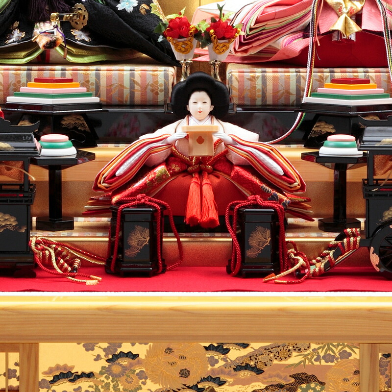 楽天市場】【クーポン利用で10%OFF】雛人形 久月 ひな人形 段飾り 五人