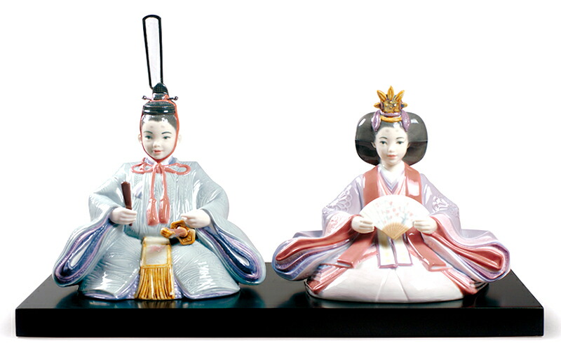 楽天市場】リヤドロ 雛人形 Lladro ひな人形 雛 平飾り 親王飾り 春雛