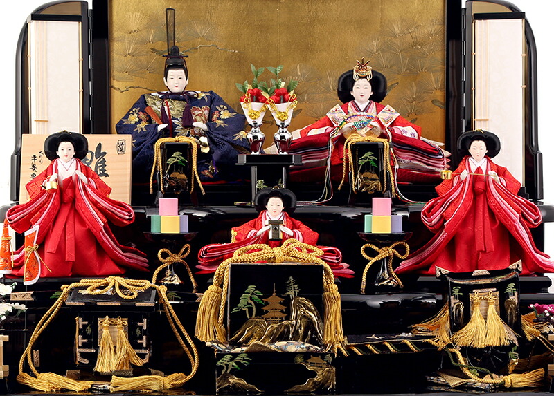 豪華な雛人形セット 三段 本金蒔絵 ☆美品☆ 楽天市場】【最大P10倍