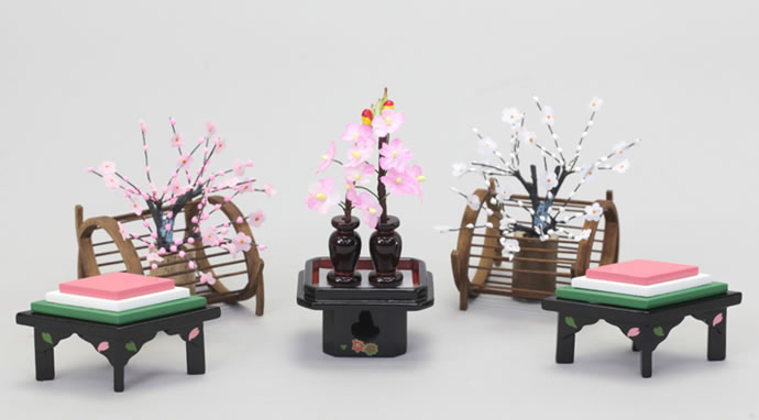 楽天市場】雛人形 コンパクト おしゃれ 親王飾り 京都西陣 岡田栄峰作