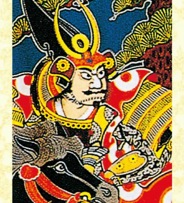 楽天市場】武者絵のぼり 徳永 武者幟 庭園用 7.5mセット ゴールド 加藤