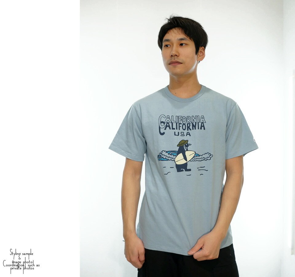 楽天市場】ランバー サーフペンギン プリント 半袖Tシャツ ユニ
