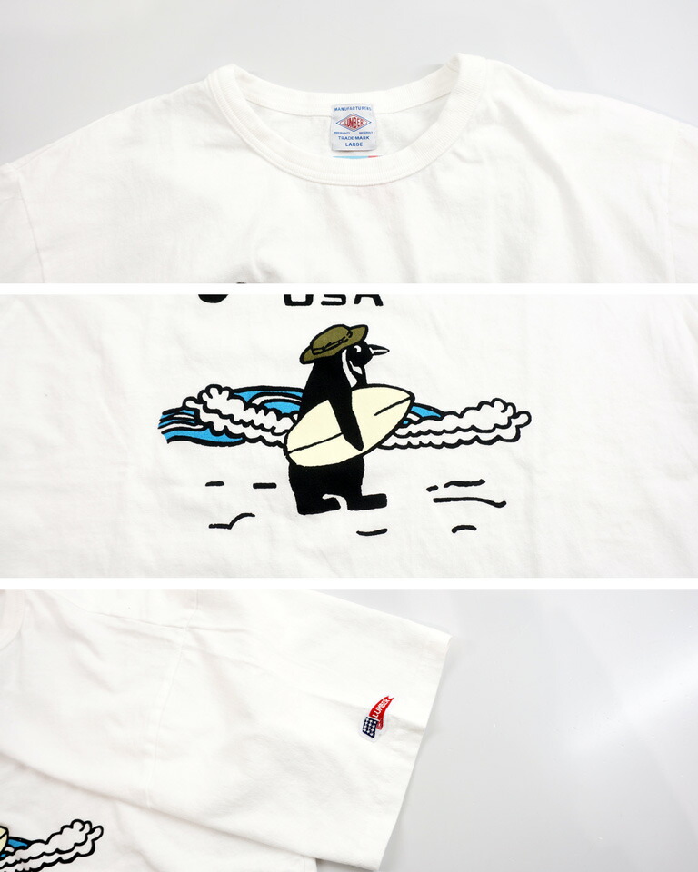 楽天市場】ランバー サーフペンギン プリント 半袖Tシャツ ユニ