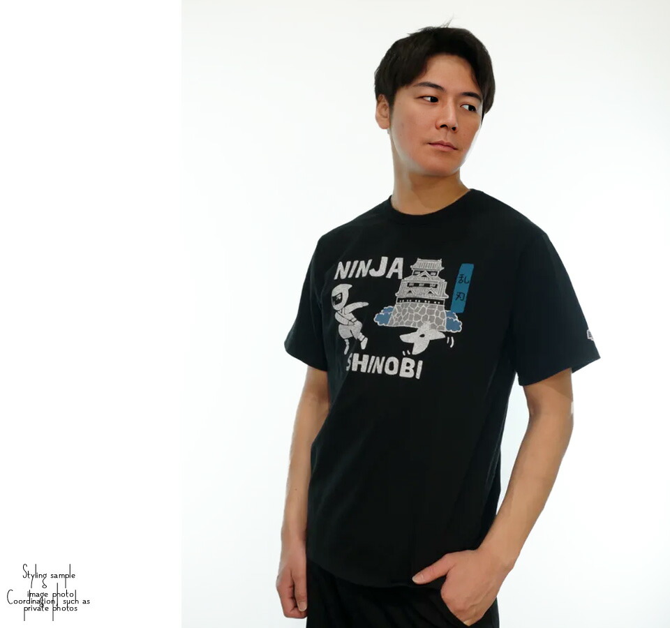 楽天市場】ランバー 忍者 プリント 半袖Tシャツ ユニセックス 新作2025