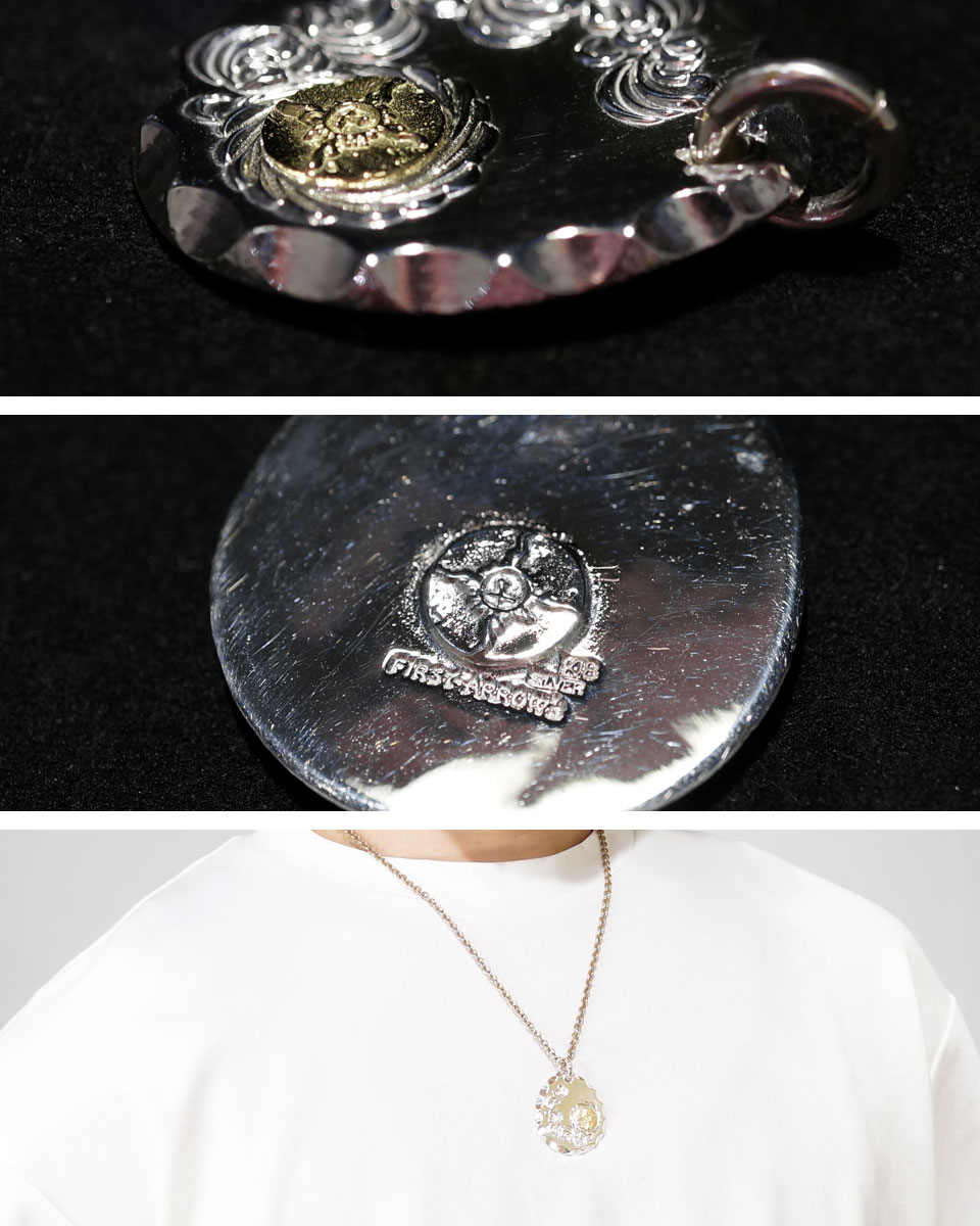 楽天市場】ポイント2倍!!ファーストアローズ K18付 浮きカラ草彫り