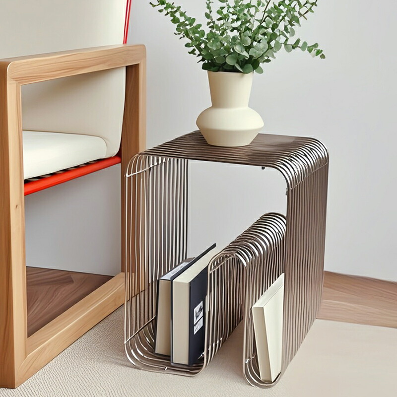 楽天市場】マガジンラック ステンレス マガジンホルダー サイド