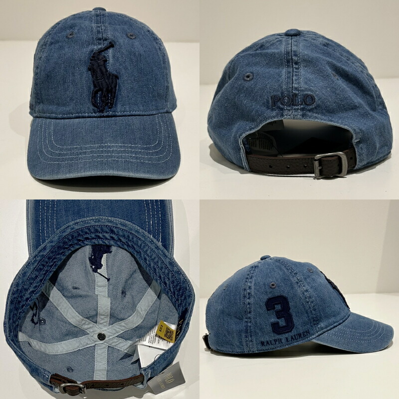 楽天市場】POLO RALPH LAUREN MEN'S DENIM SPORT CAP / Wash Denim Cap