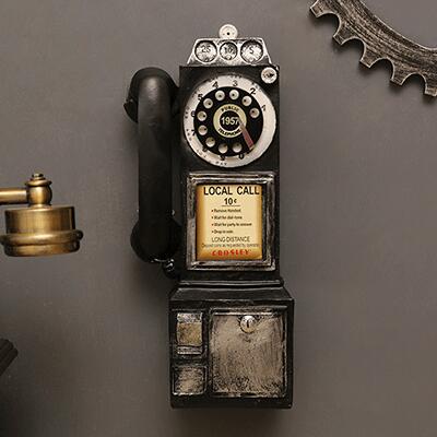 楽天市場】【レトロアンティーク 海外電話機 縦長】かわいい [送料無料