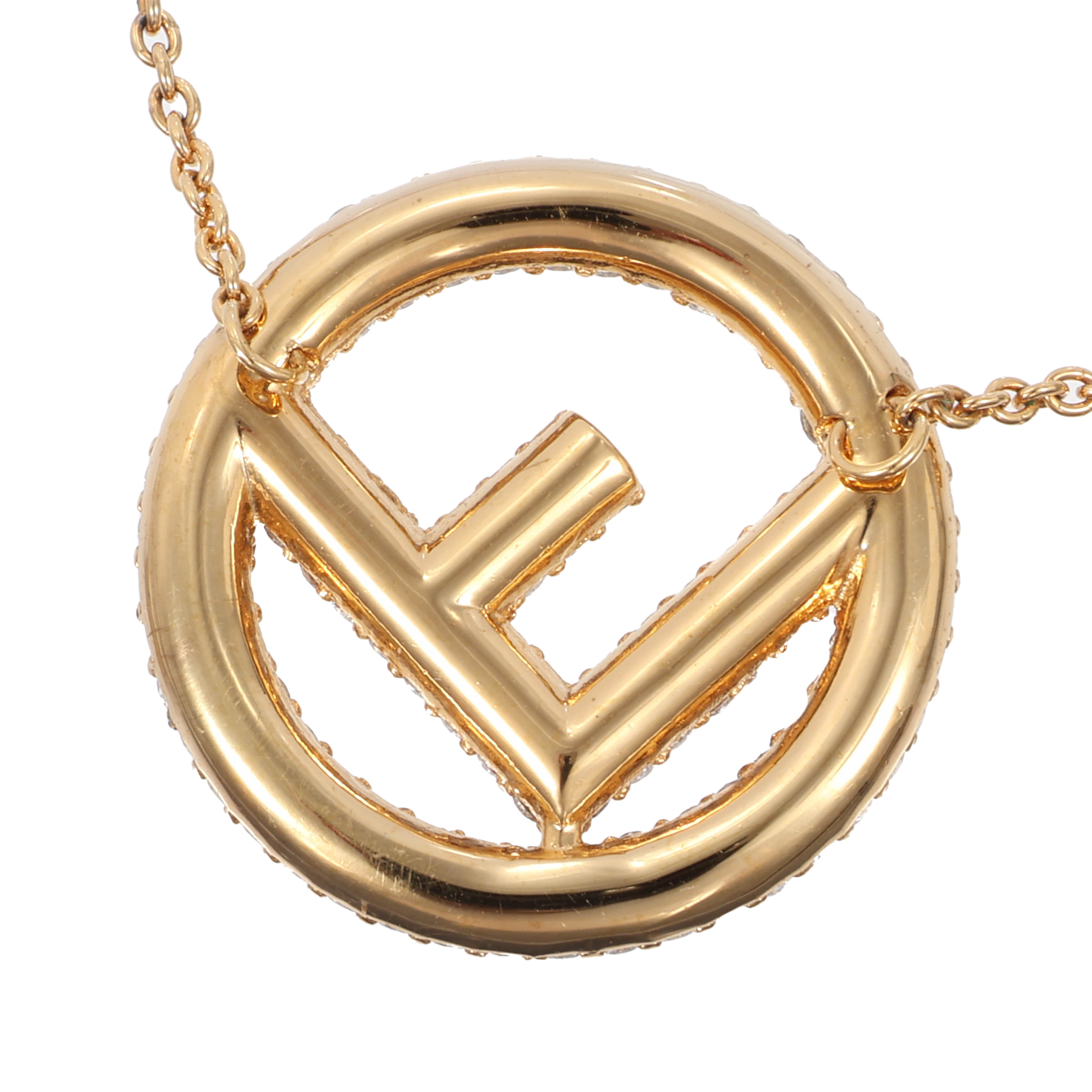 楽天市場】FENDI（フェンディ）エフ イズ ネックレス ラインストーン