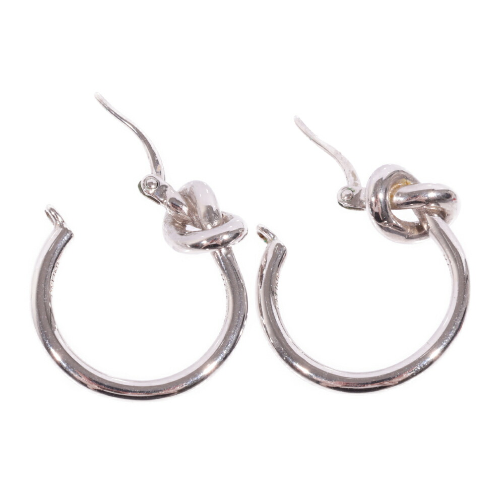 楽天市場】CELINE（セリーヌ）ノット スモールフープ ピアス ロジウム