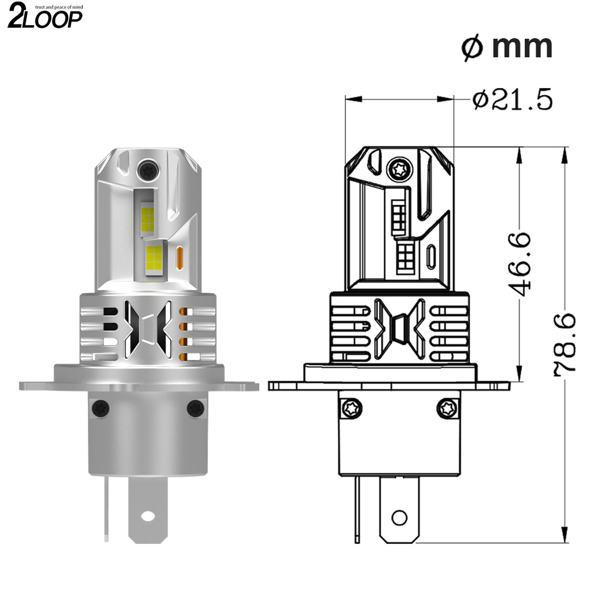 楽天市場】R3.12〜 アルト HA97S HA37S H4 LED ヘッドライト 【LED