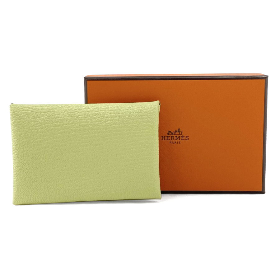 楽天市場】エルメス HERMES カルヴィ ヴェルソ シェーブル レザー