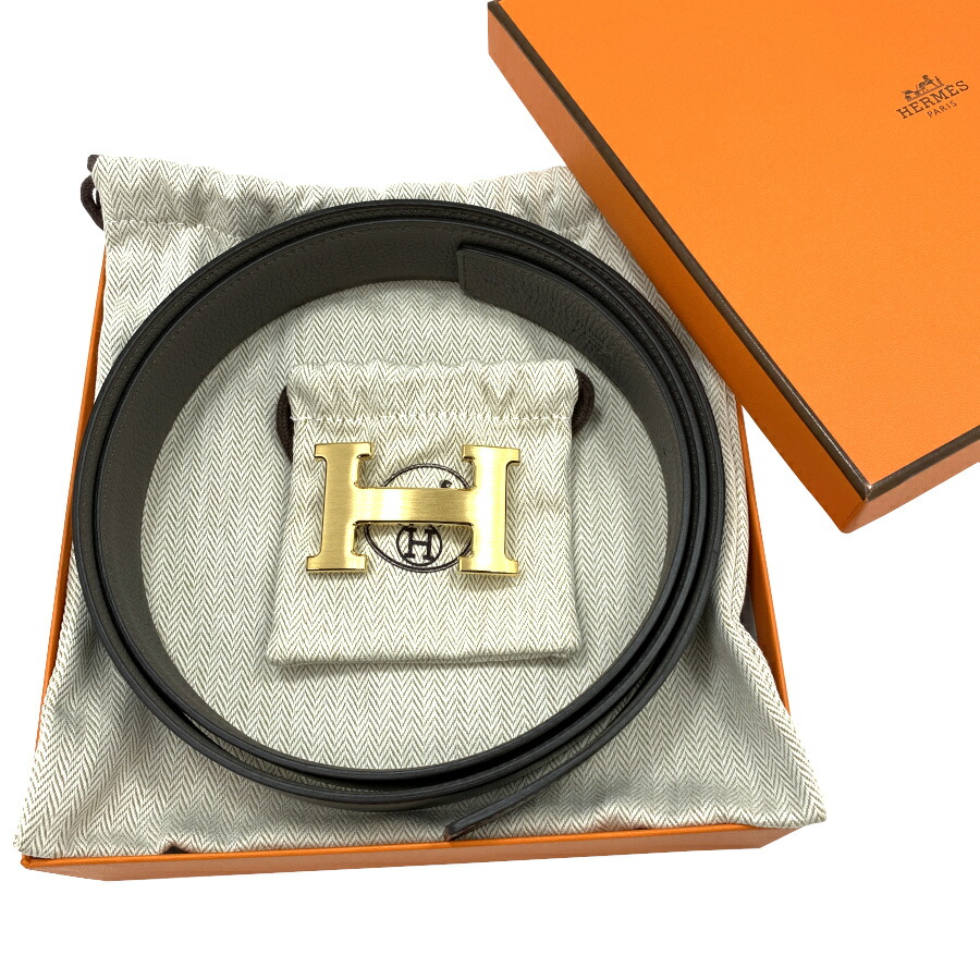 楽天市場】【新品】エルメス HERMES リバーシブルベルト Hバックル