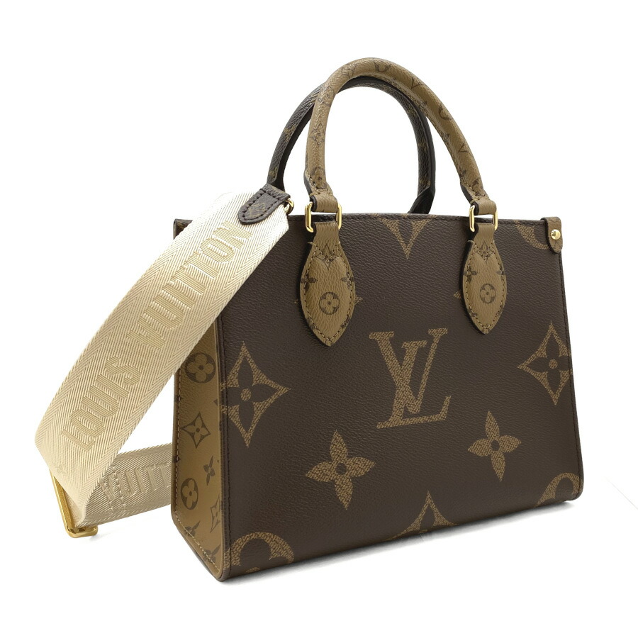 楽天市場】ルイヴィトン LOUIS VUITTON オンザゴー PM ハンドバッグ