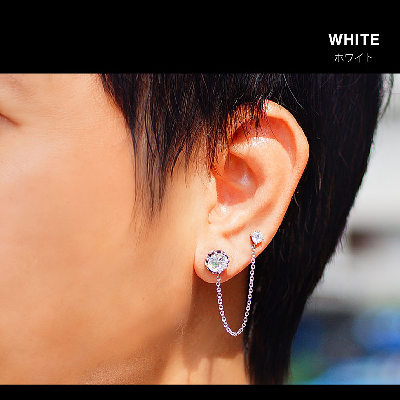 楽天市場】ステンレス アクセサリー メンズ 片耳用ピアス spi0087