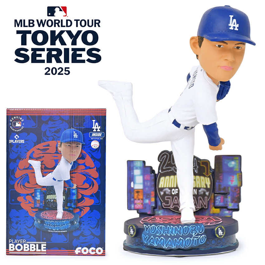 世界限定125個】FOCO 山本由伸 ボブルヘッド ドジャース 東京シリーズ