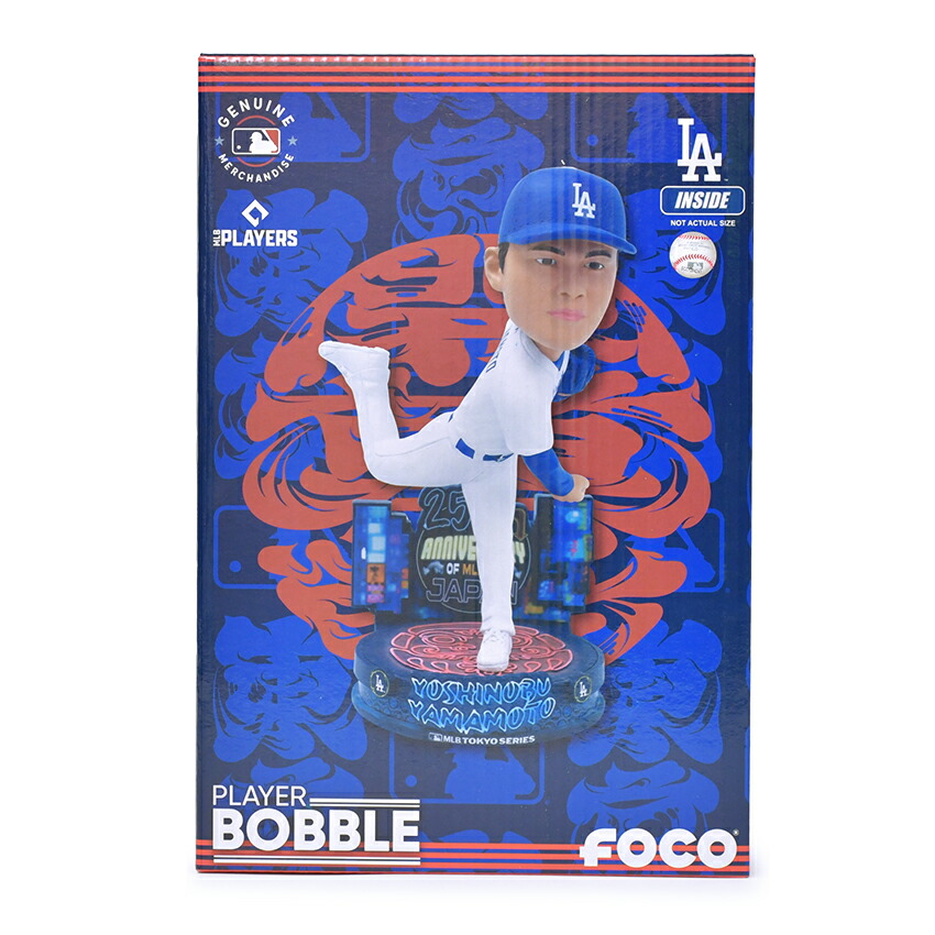 世界限定125個】FOCO 山本由伸 ボブルヘッド ドジャース 東京シリーズ