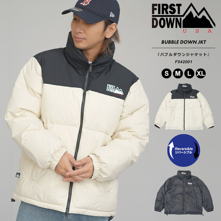 楽天市場】FIRST DOWN USA ファーストダウン バブル ダウンジャケット