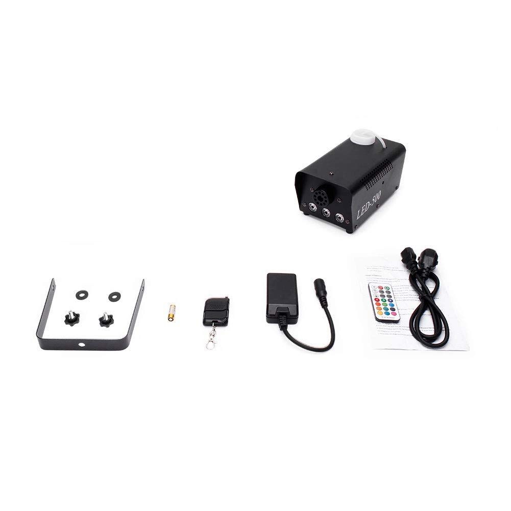 楽天市場】スモークマシン フォグマシン 500W 3 LED RGBモード 赤、緑