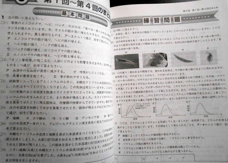 楽天市場】【あす楽】中学受験 新演習 問題編 理科 小6上 : 63堂