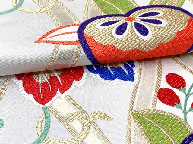 楽天市場】西陣織 袋帯 正絹 こども・ジュニア用 日本製 全通の女の子