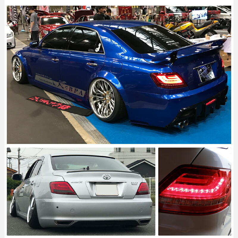 楽天市場】GRX120 GRX121 GRX125 マークX ファイバー LED テールランプ