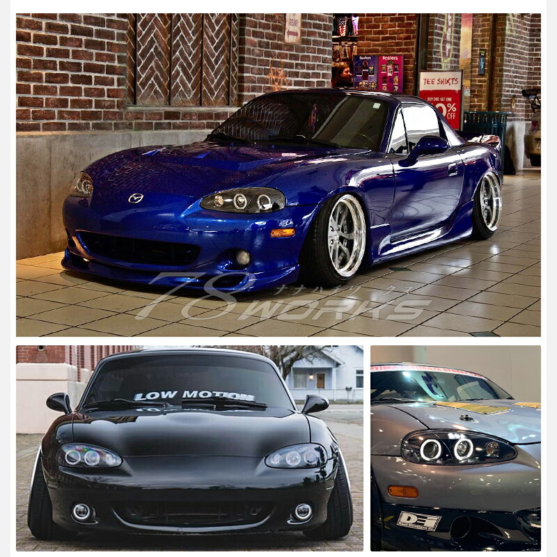 楽天市場】NB6C NB8C NB2 NB3 NB4 ロードスター 後期 LED イカリング