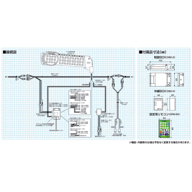 楽天市場】デジ太郎2（デー太郎ランプ接続用）10台 大一電機産業 計数