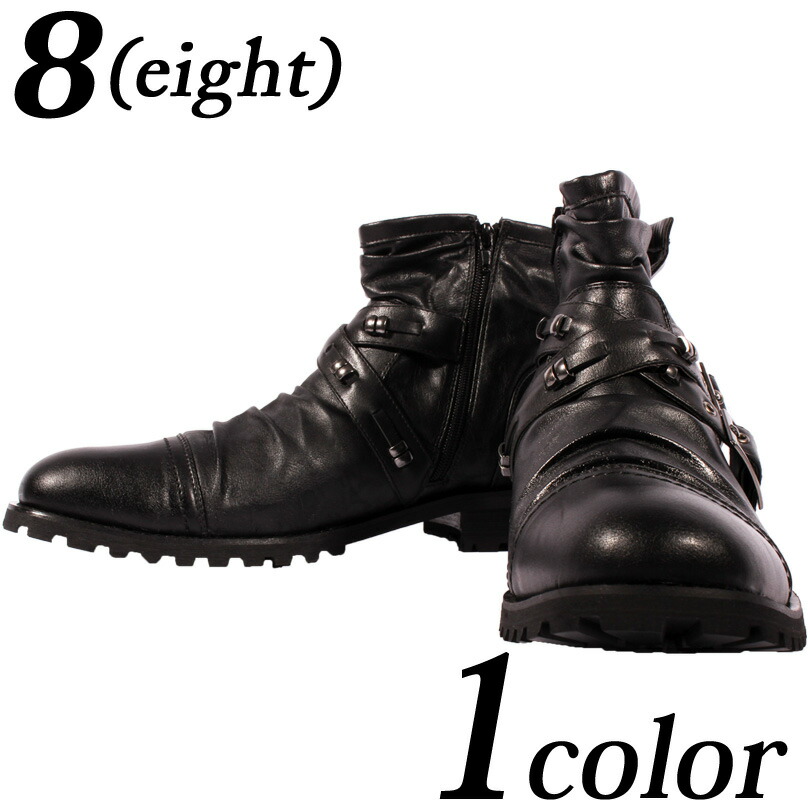 楽天市場】エンジニアブーツ メンズ ブーツ PUレザー レザー PUレザー