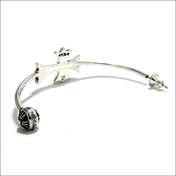 楽天市場】【CHROME HEARTS クロムハーツ】Skinny Tiny CH Cross Hoop