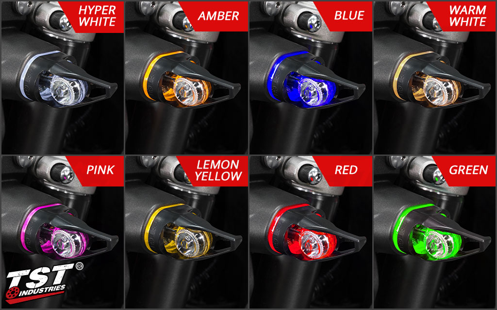 TST MECH-GTR LED Front Turn Signals | Kawasaki Z Motorcycles