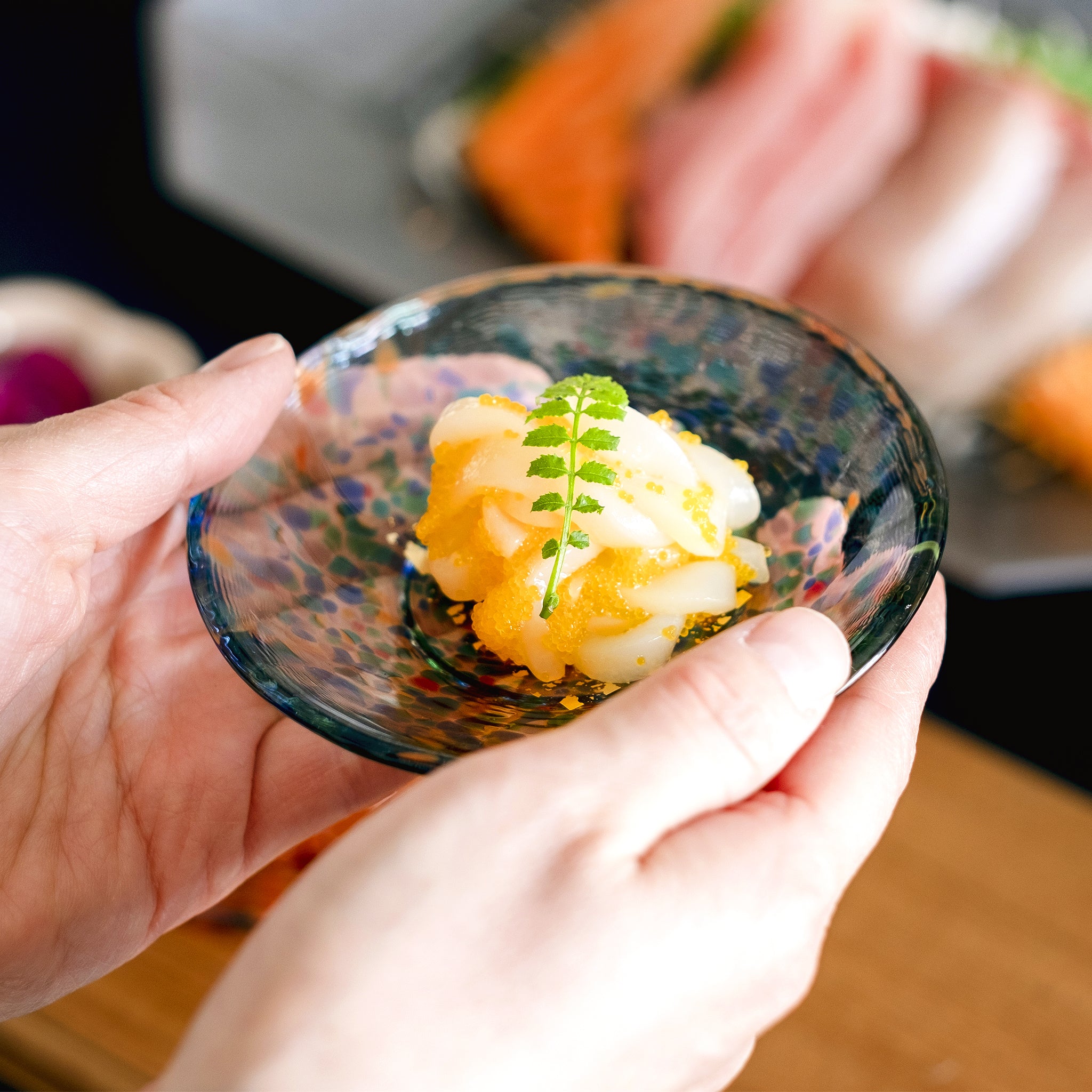 津軽びいどろ 豆皿ギフト MATSURI金彩ペアセット | プレゼントにおすすめ