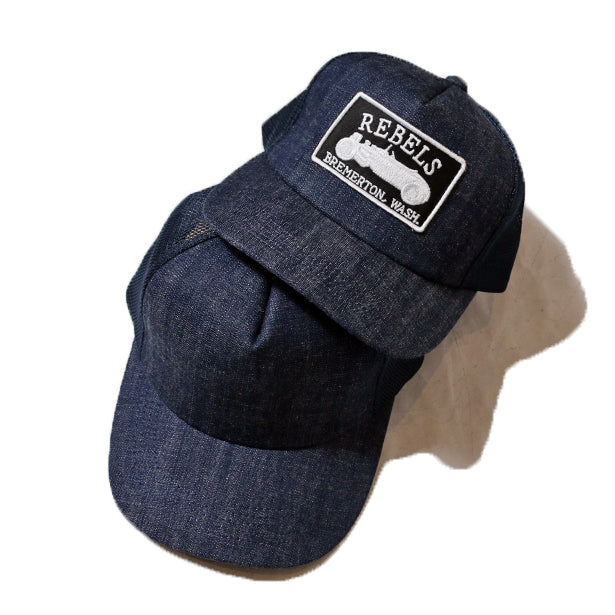 JELADO Trucker Cap Plain ジェラード トラッカー キャップ（Indigo