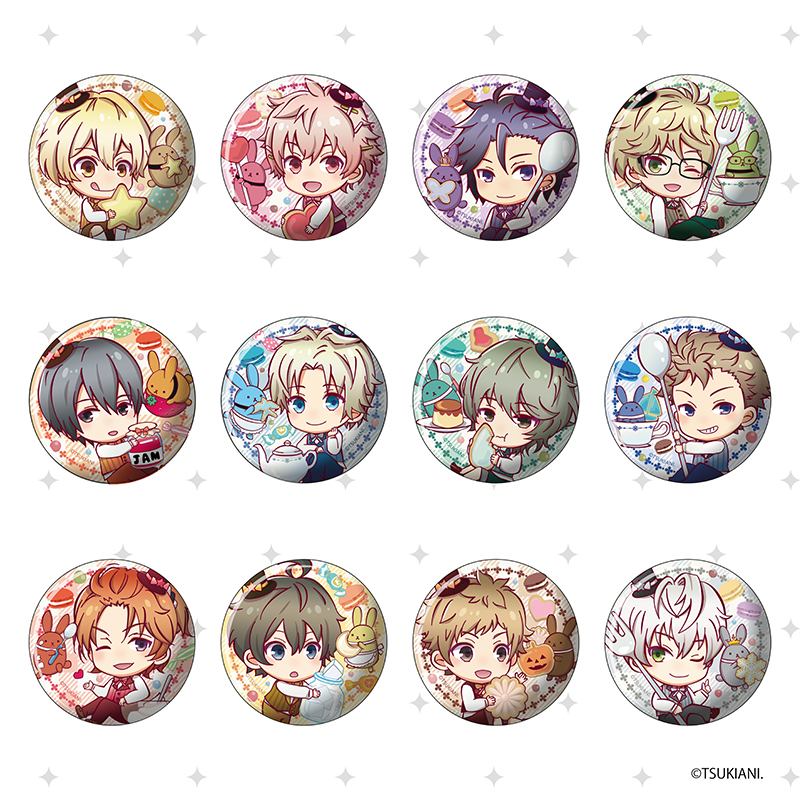 ツキウタ 月夏祭 缶バッジ 師走駆 100個セット ツキウタ。 THE