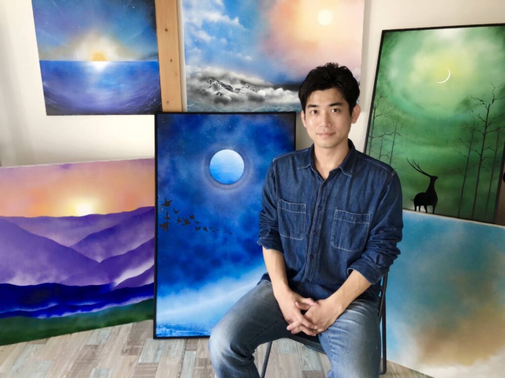 アクリル絵の具でキャンバスに紅葉を描こう！」ワークショップ | つくりえ